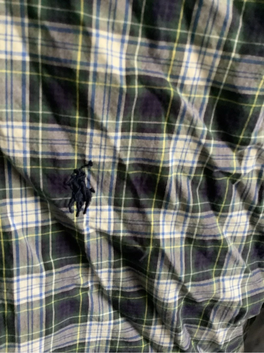 L (14-16) Ralph Lauren Plaid Button Down Shirt